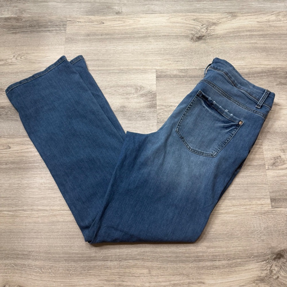 Everflex High Rise Bootcut Jeans Medium Wash 18W X-Long Stretch‎ Denim